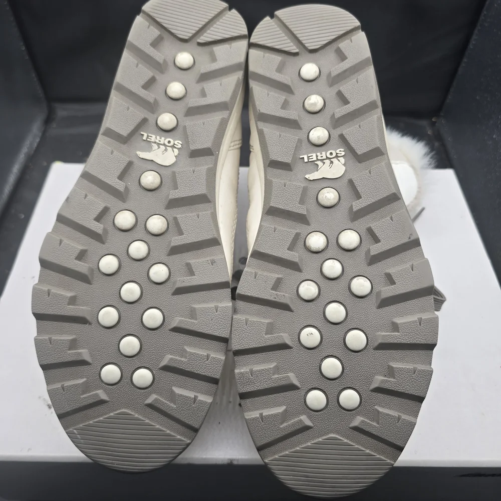 Sorel Men's Cream and Tan‎ Snow Boots